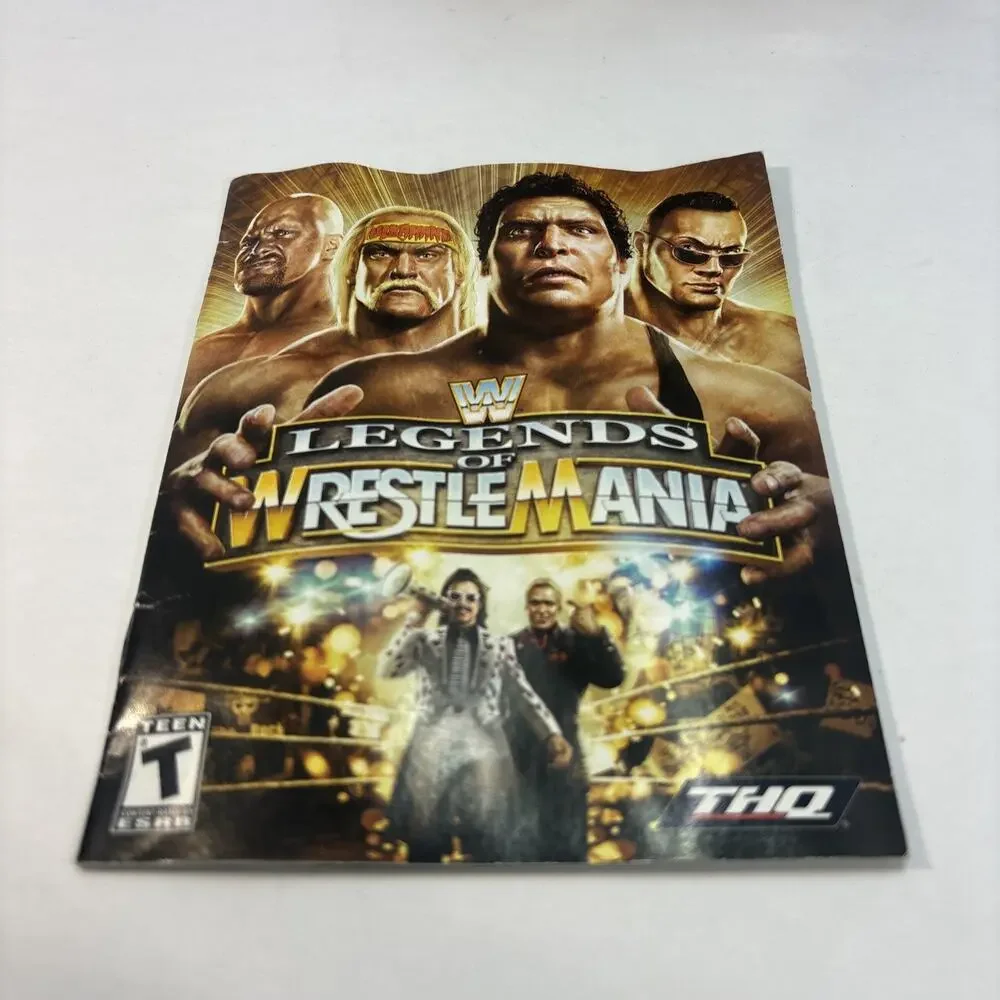 WWE Legends of WrestleMania (Sony Playstation 3, 2009) PS3 Complete CIB - Tested